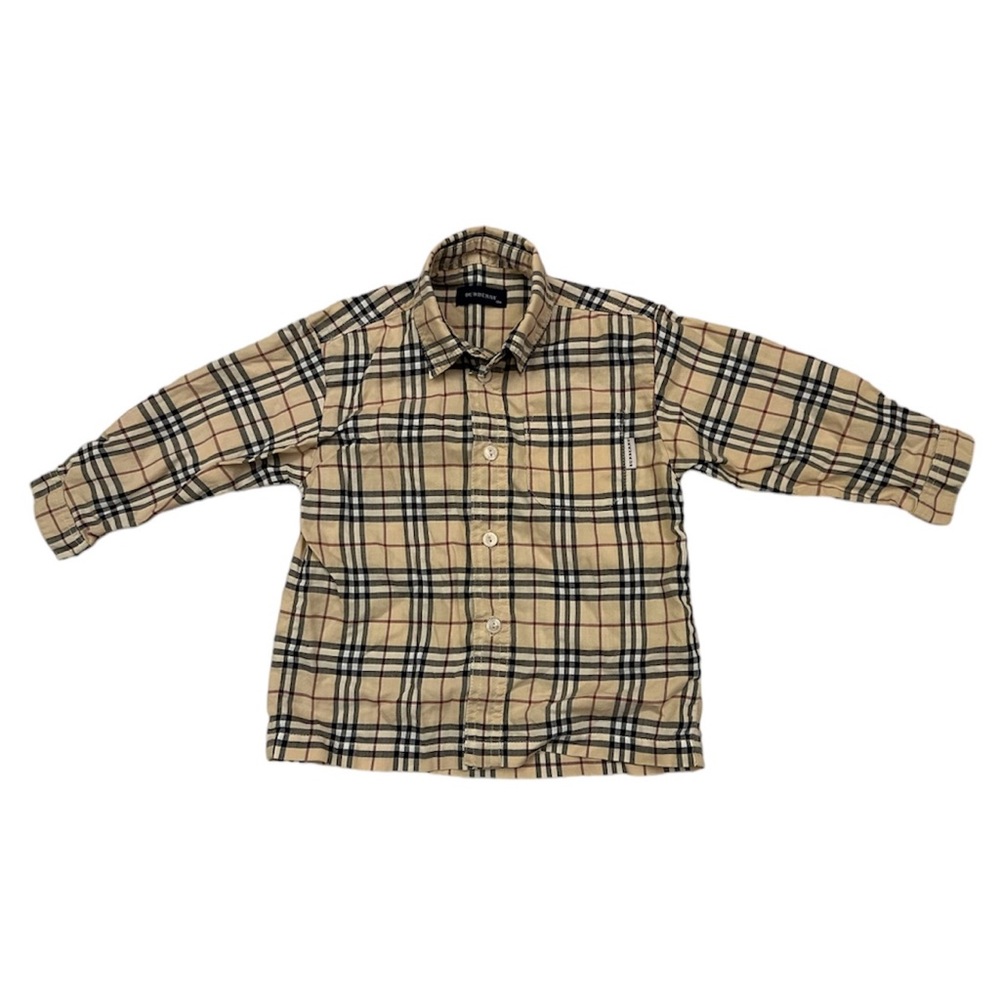 Boy’s Burberry Nova Check Shirt Size 18 Month
